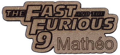 Magnet - Fast and Furious personnalisable